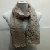 Cotton Half Net Stole- Light Grey